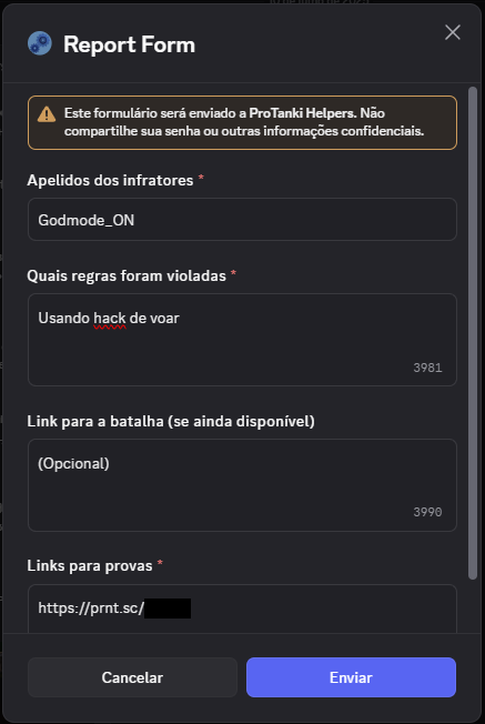 Violation report form filled.png